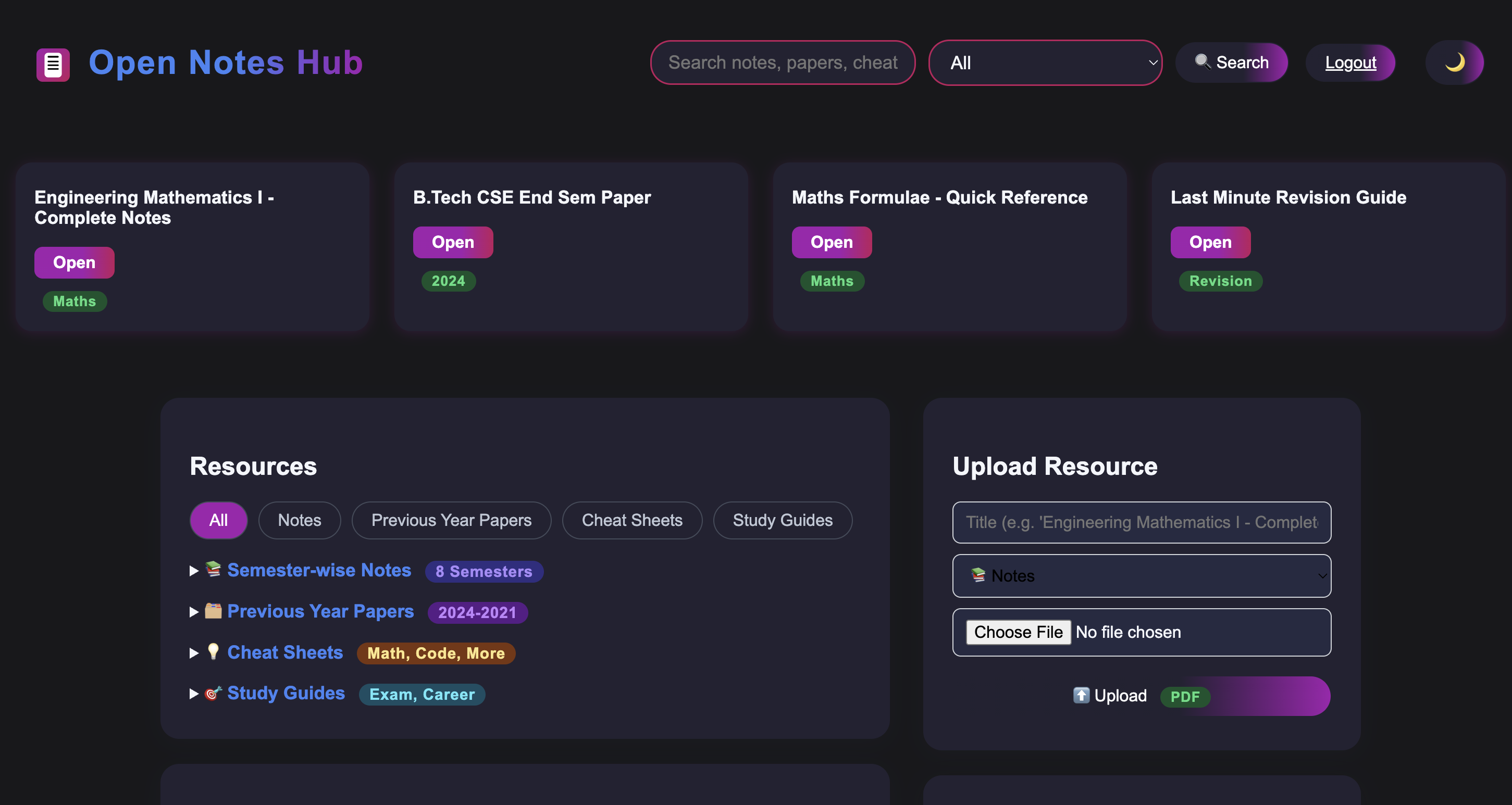 Screenshot of Project 1